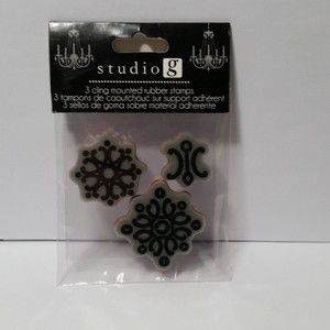 Snowflake Stamp Winter Crafts Scrapbook Paper Crafts Card Making